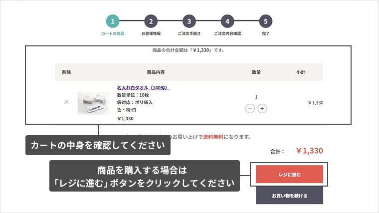 03.購入商品の確認