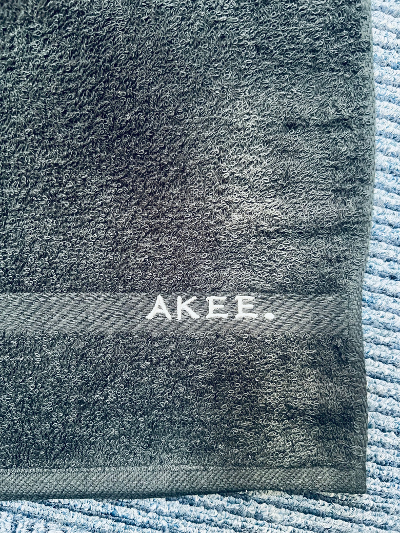 御挨拶用タオル　AKEE.さん【浜松市中央区】